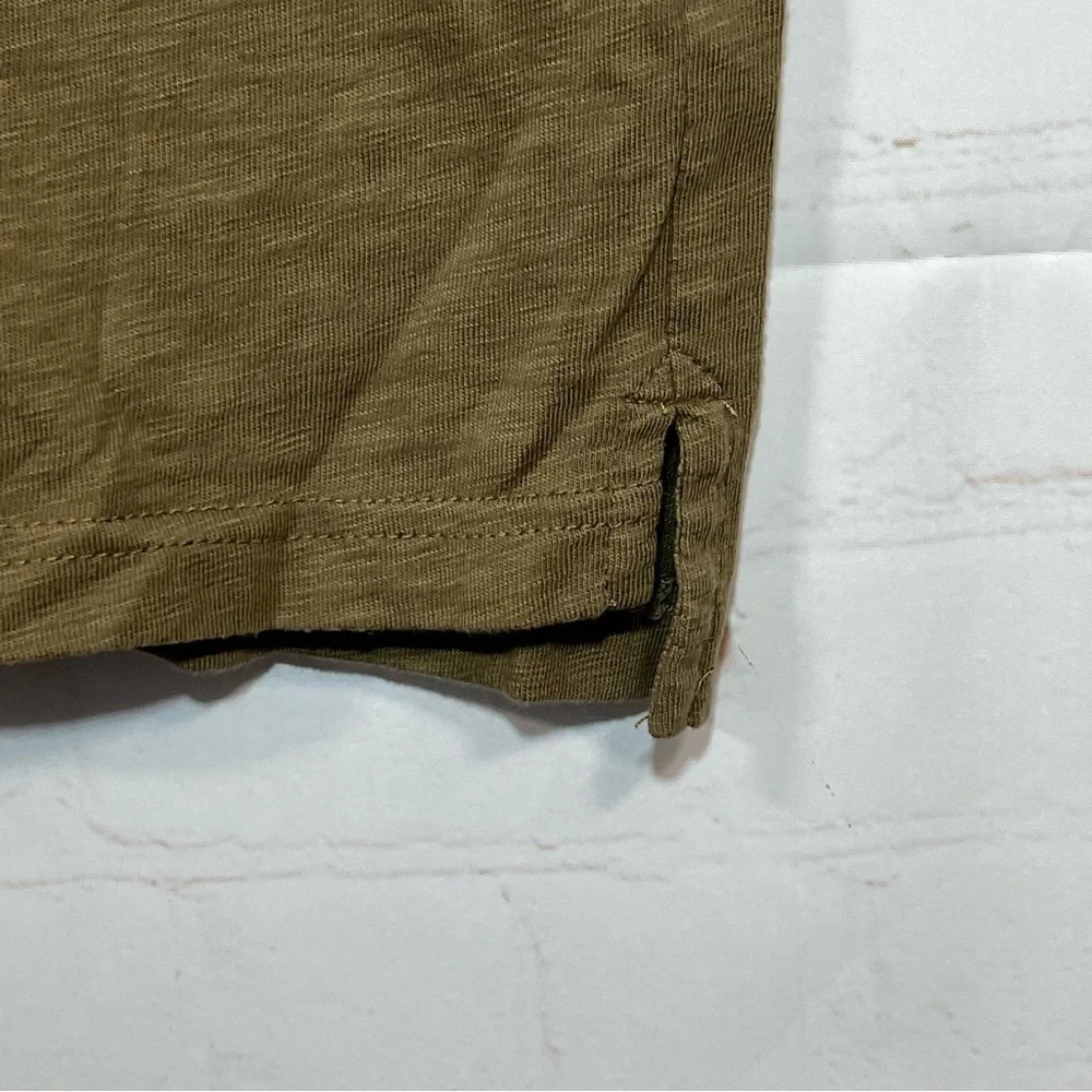 J Crew Polo Shirt Mens Size XL OD Green Short Sleeve Casual Cotton